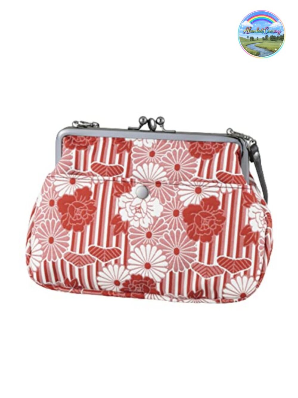 Vintage Japanese Kiss Lock Crossbody Evening Bag